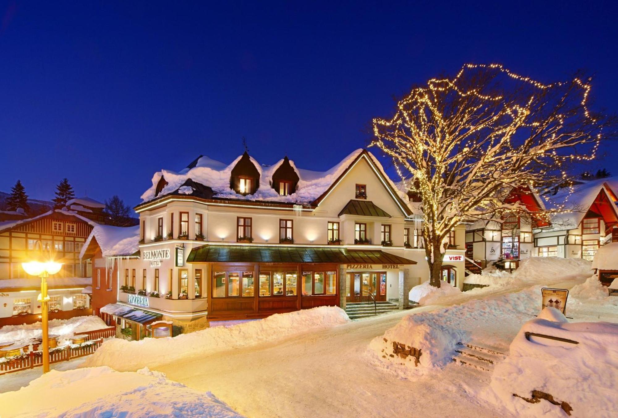 Hotel Pizzeria Belmonte Špindlerŭv Mlýn Eksteriør bilde